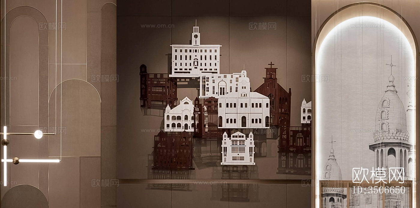 现代售楼处效果图下载（渲染图15）