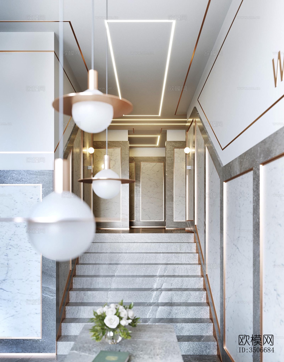 现代售楼处效果图下载（渲染图5）