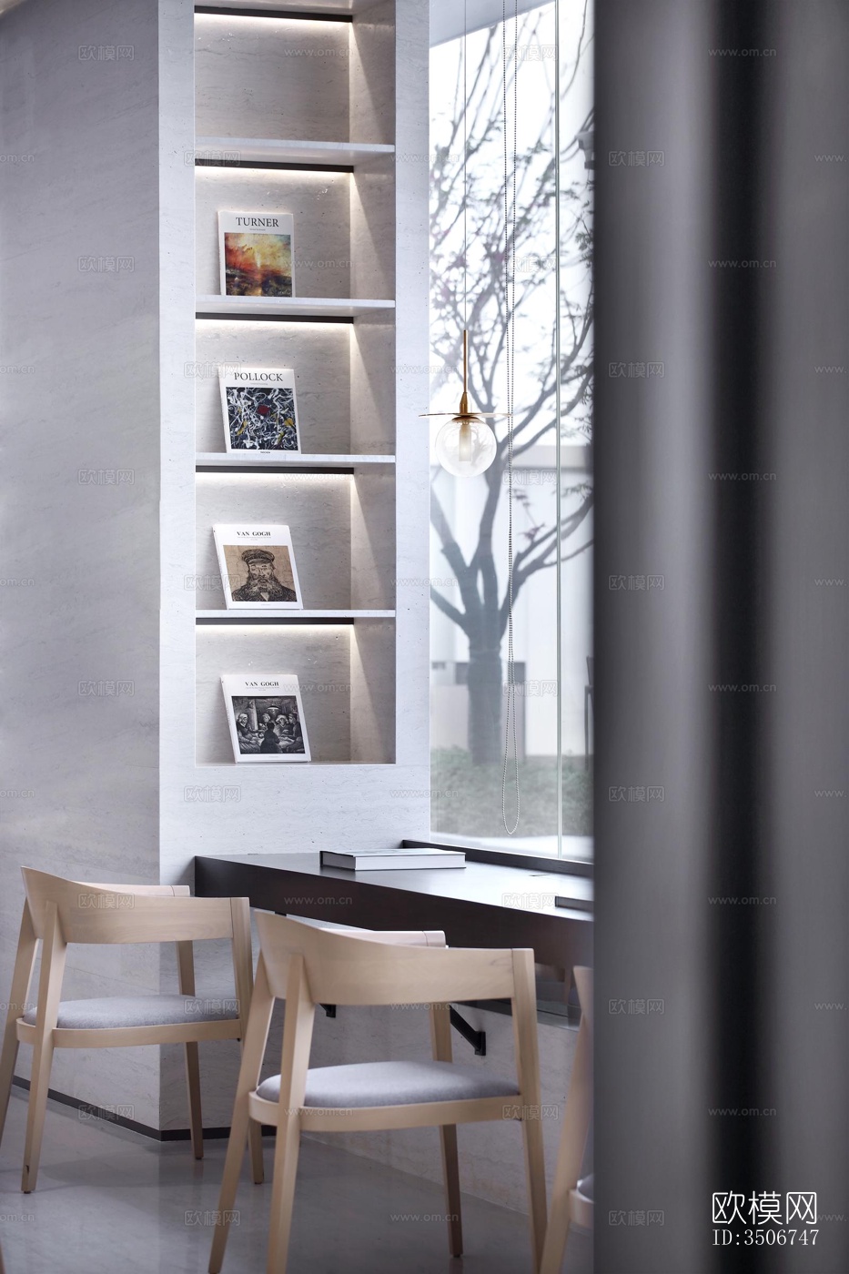 现代售楼处效果图下载（渲染图10）