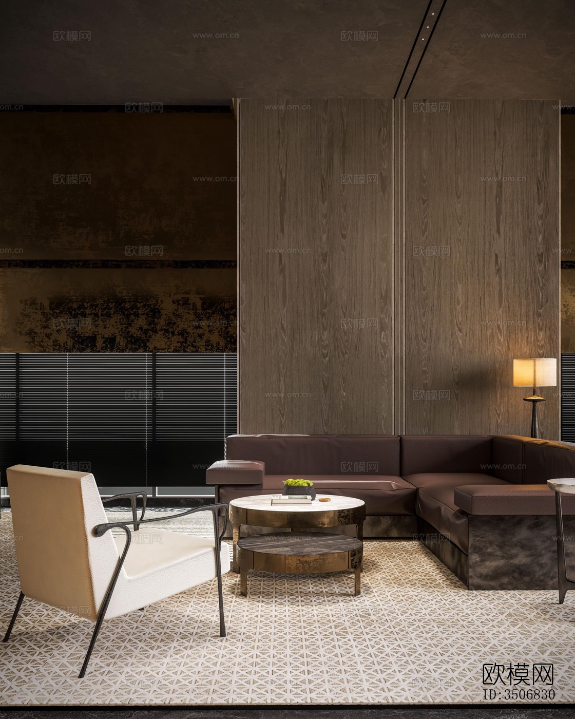 现代售楼处效果图下载（渲染图1）