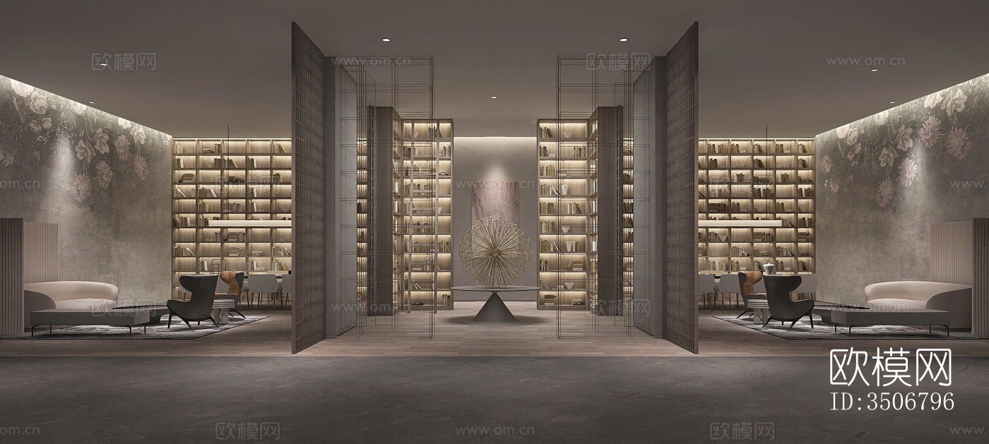 现代售楼处效果图下载（渲染图6）