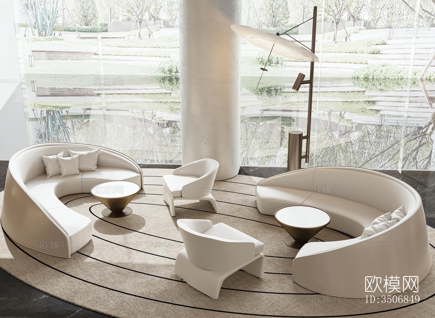 现代售楼处效果图下载（渲染图17）