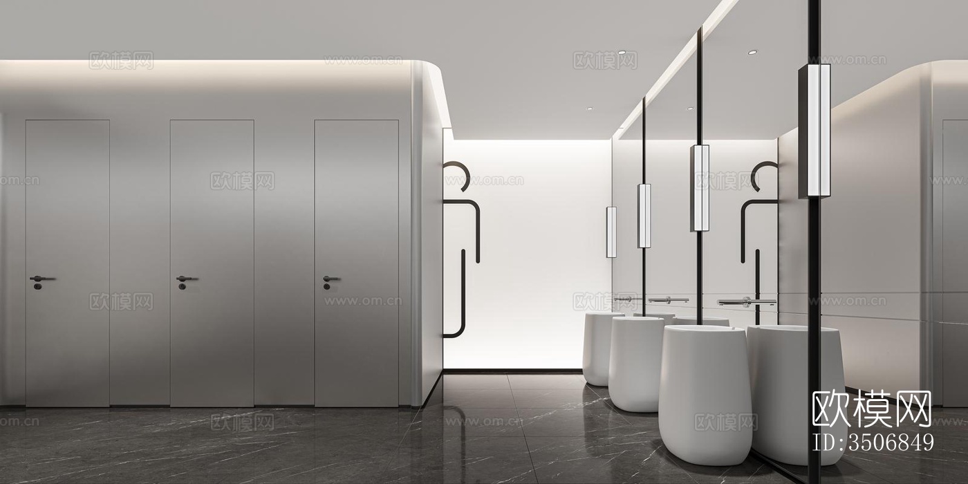 现代售楼处效果图下载（渲染图1）