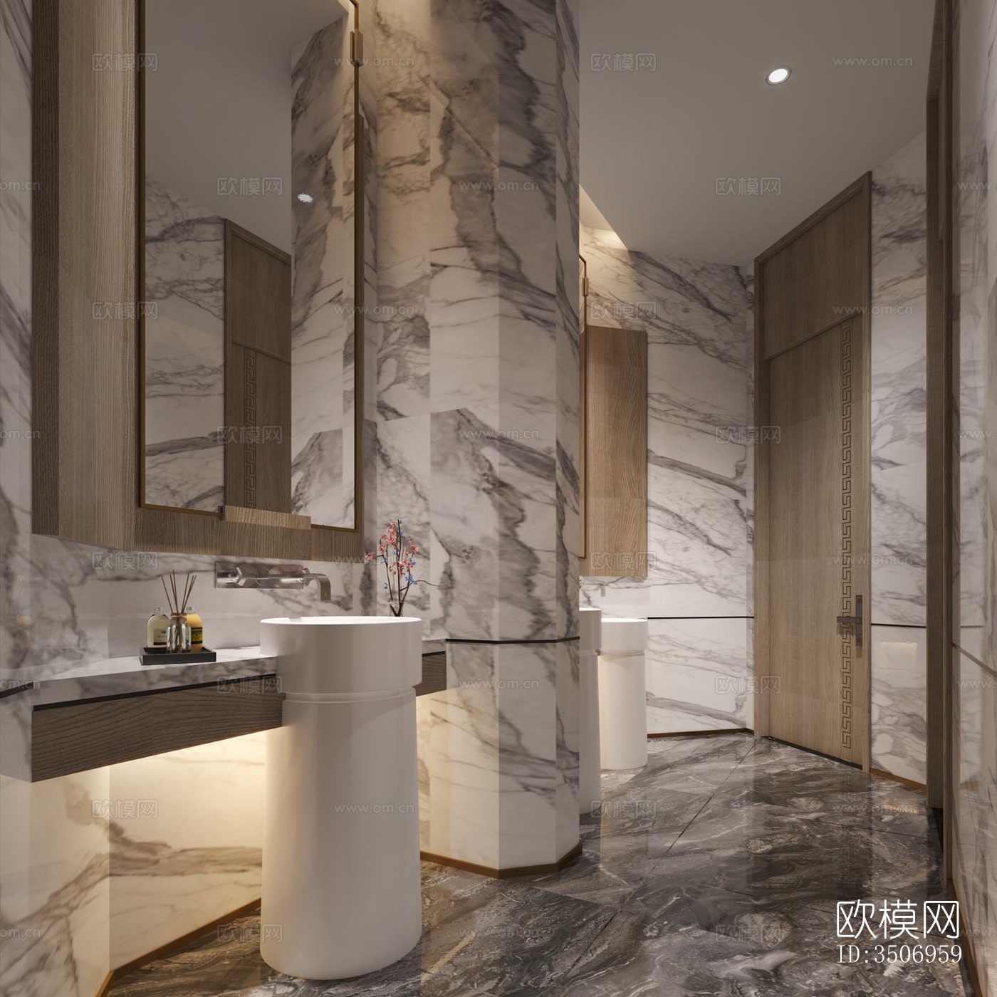 现代售楼处效果图下载（渲染图7）