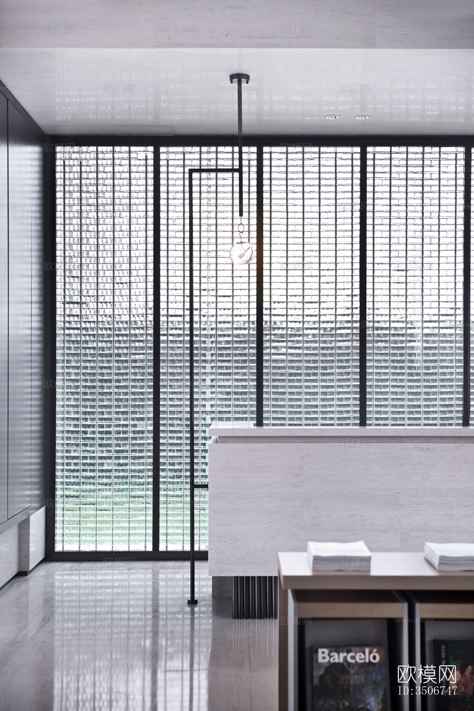 现代售楼处效果图下载（渲染图1）