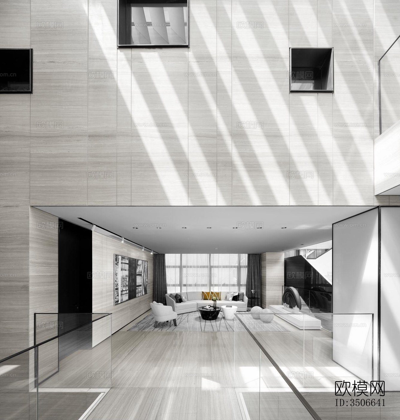 现代售楼处效果图下载（渲染图10）