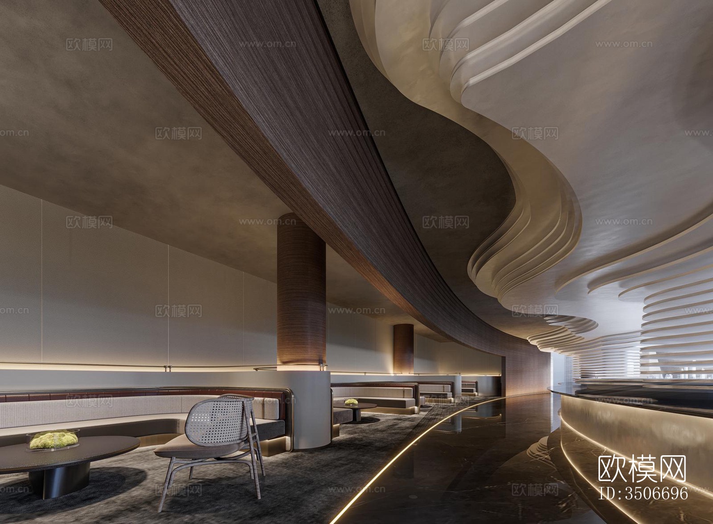 现代售楼处效果图下载（渲染图9）