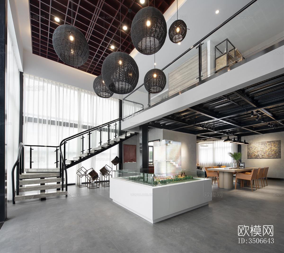 现代售楼处效果图下载（渲染图13）