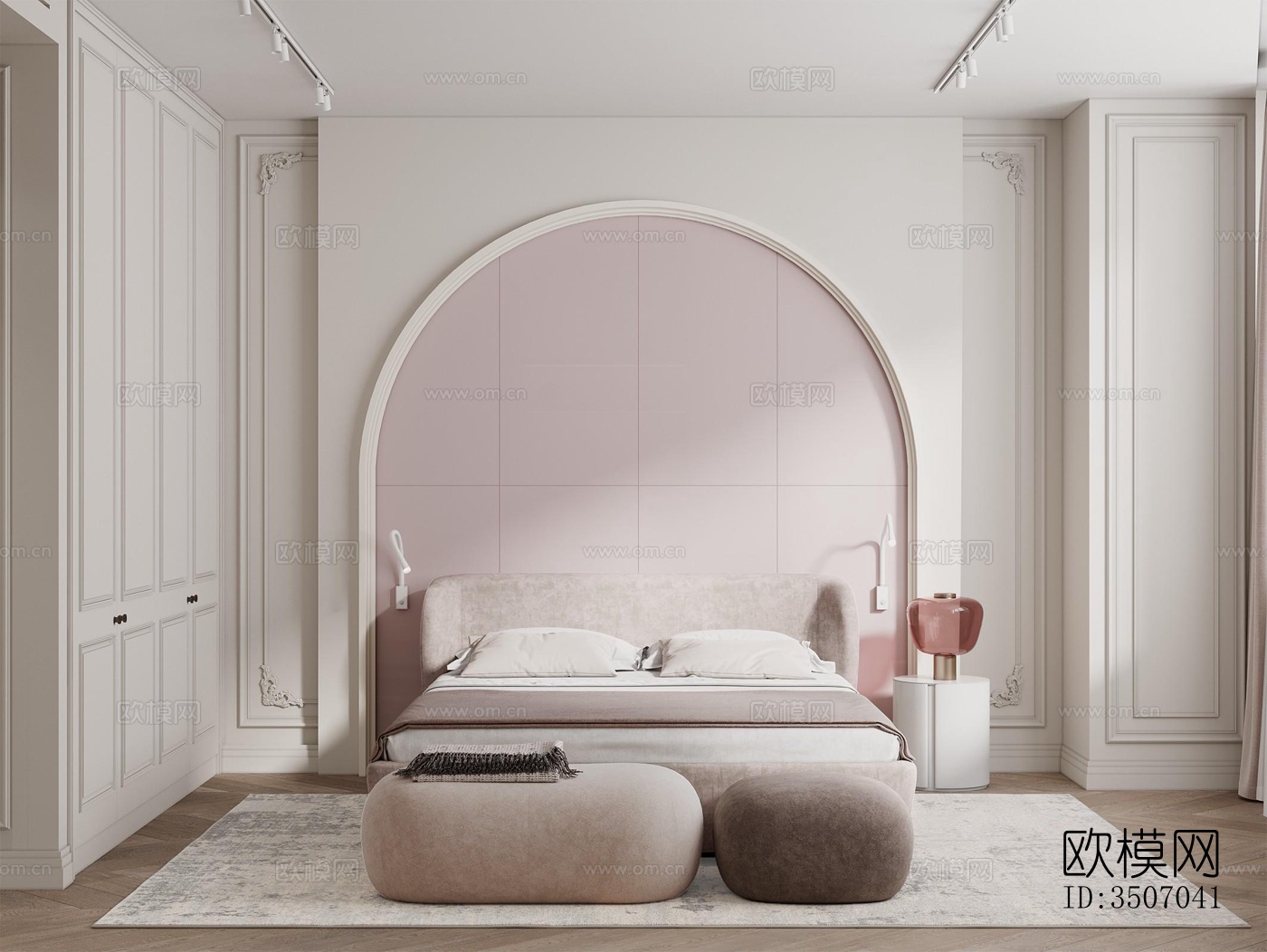 现代大平层效果图下载（渲染图13）