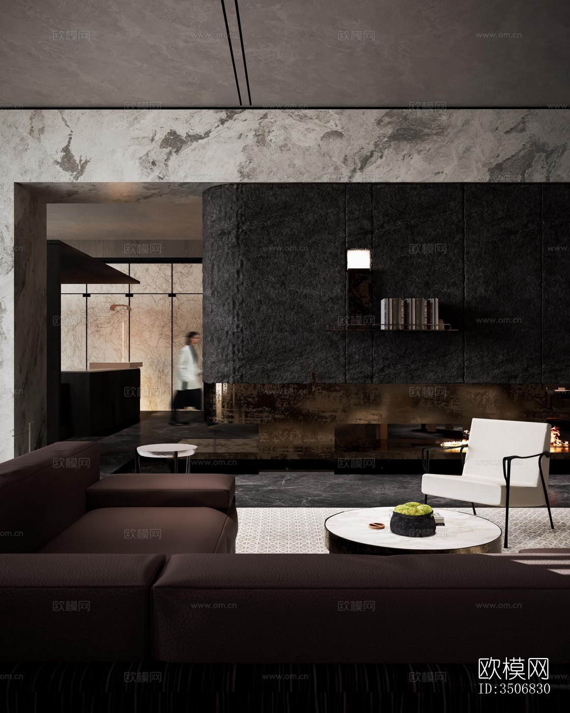 现代售楼处效果图下载（渲染图3）