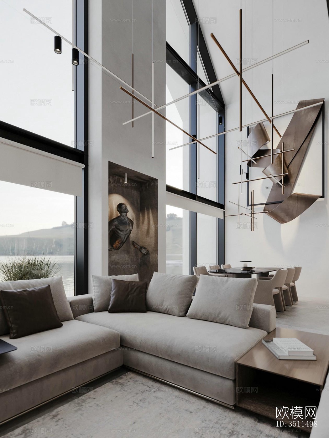 现代别墅效果图下载（渲染图12）