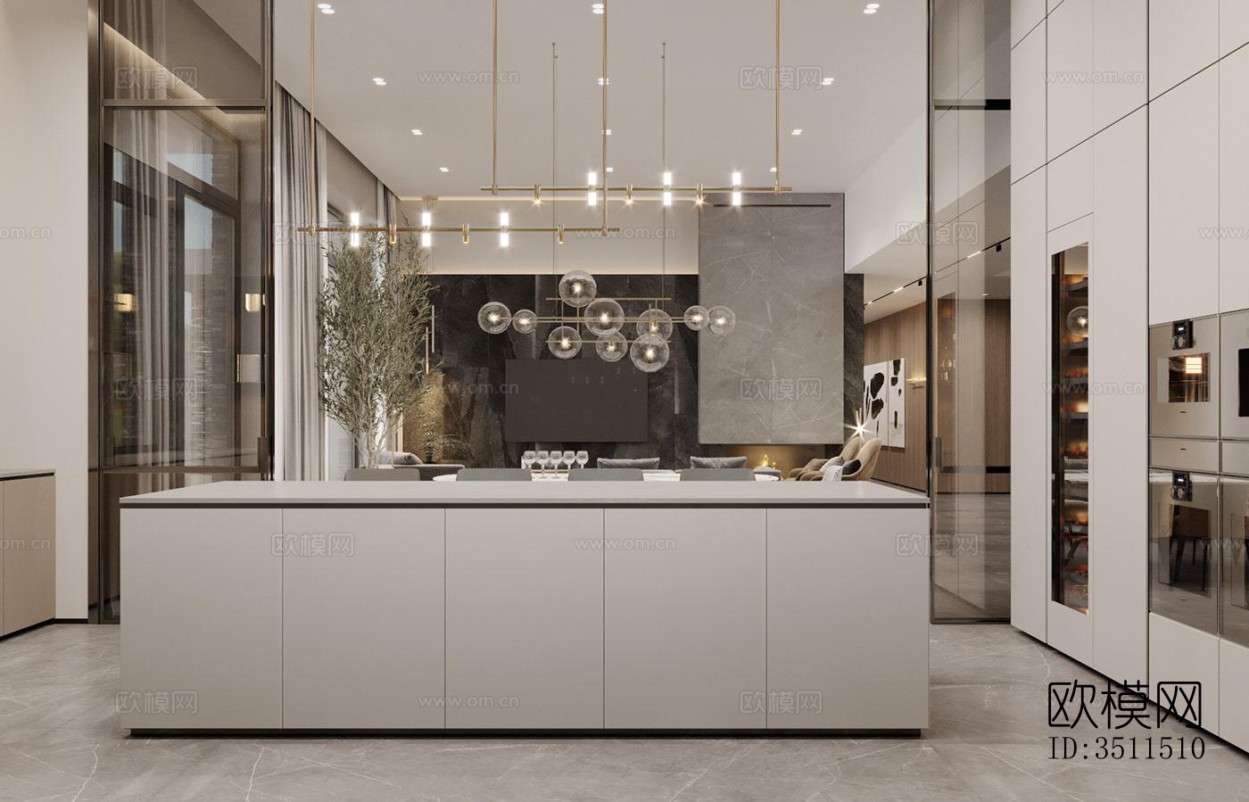 现代别墅效果图下载（渲染图9）