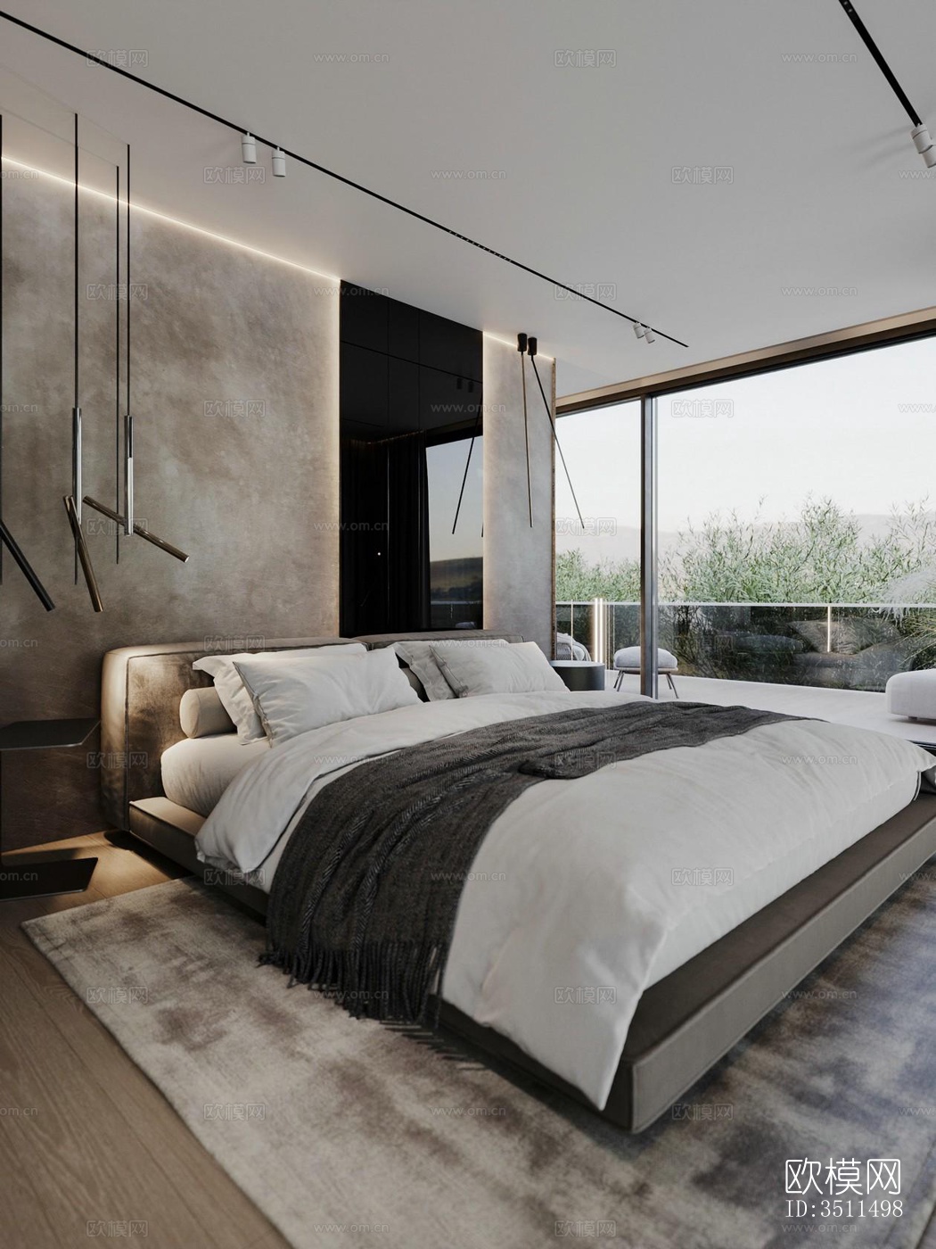 现代别墅效果图下载（渲染图3）