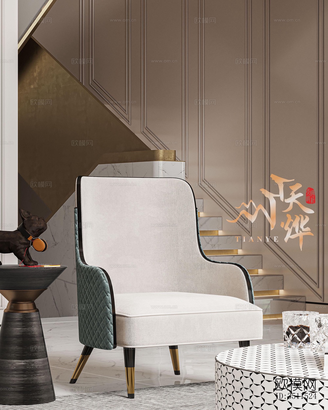 现代别墅效果图下载（渲染图15）