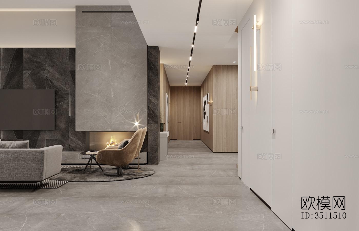 现代别墅效果图下载（渲染图15）