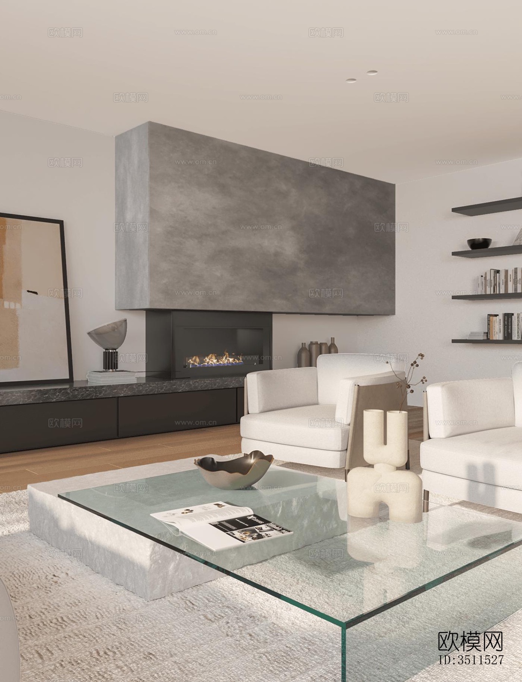 现代别墅效果图下载（渲染图17）