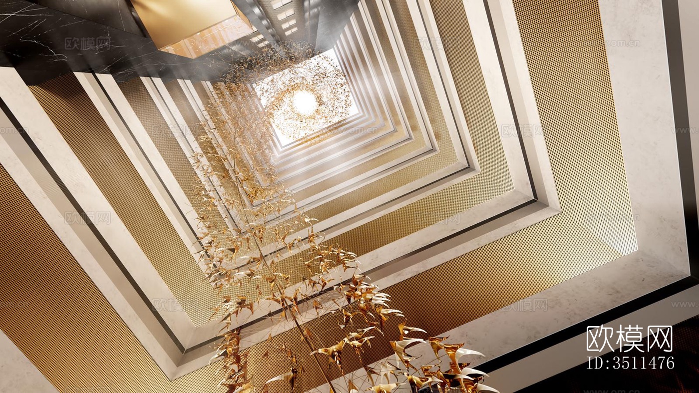 现代售楼处效果图下载（渲染图3）