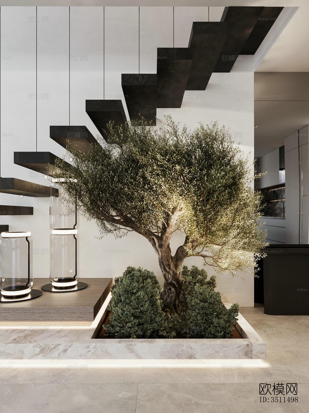 现代别墅效果图下载（渲染图15）