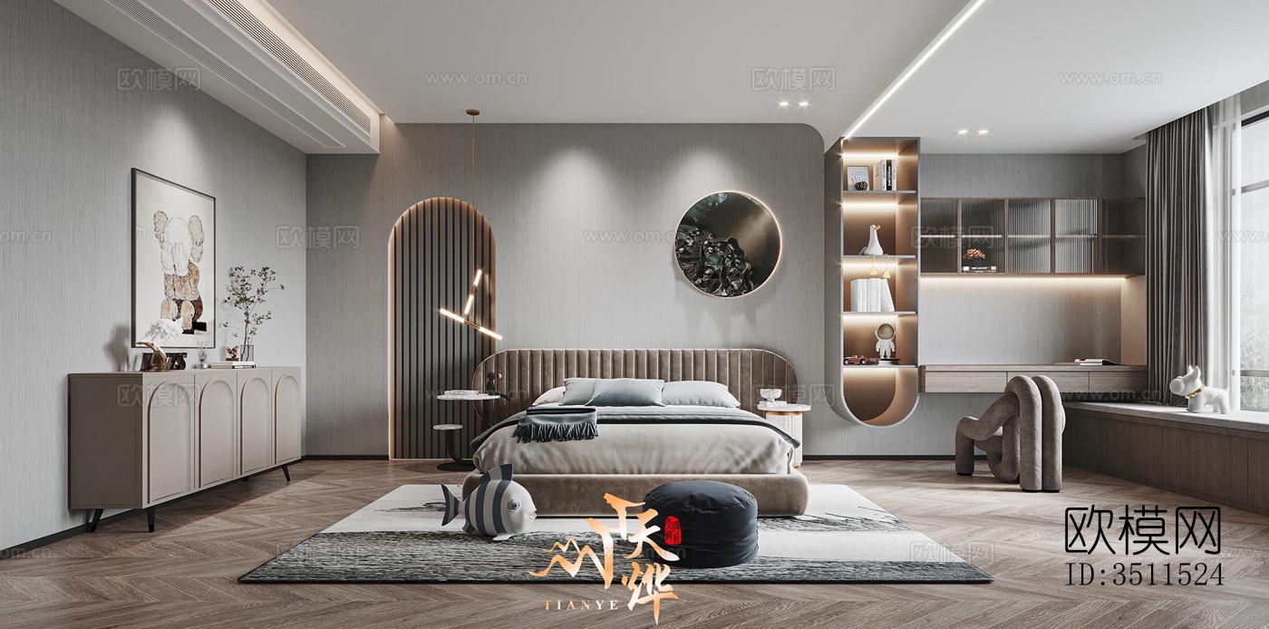 现代别墅效果图下载（渲染图13）