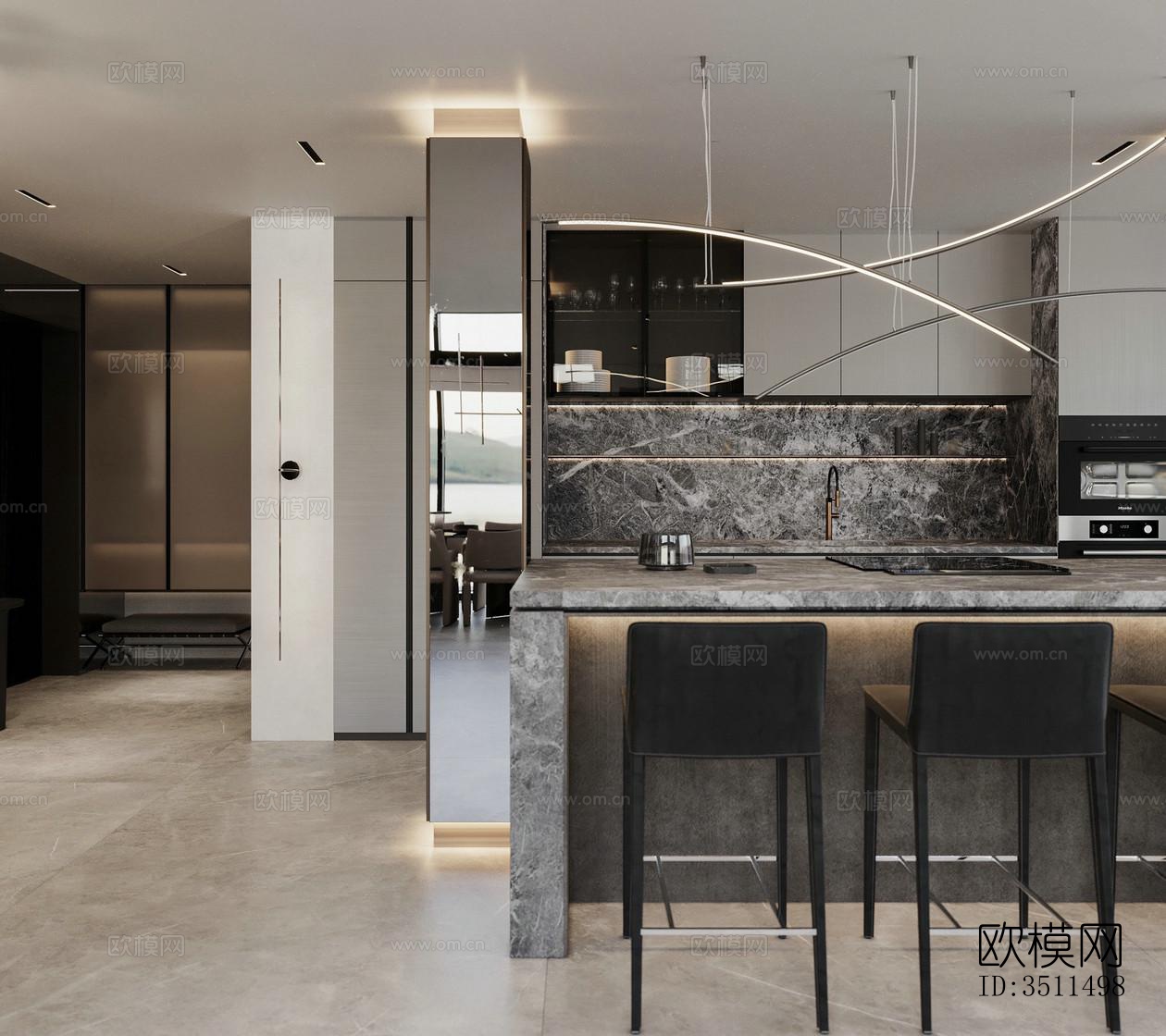 现代别墅效果图下载（渲染图17）