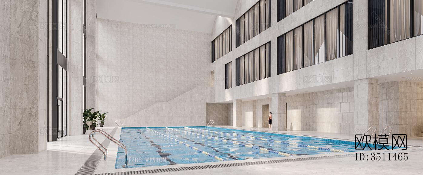 新中式售楼处效果图下载（渲染图4）