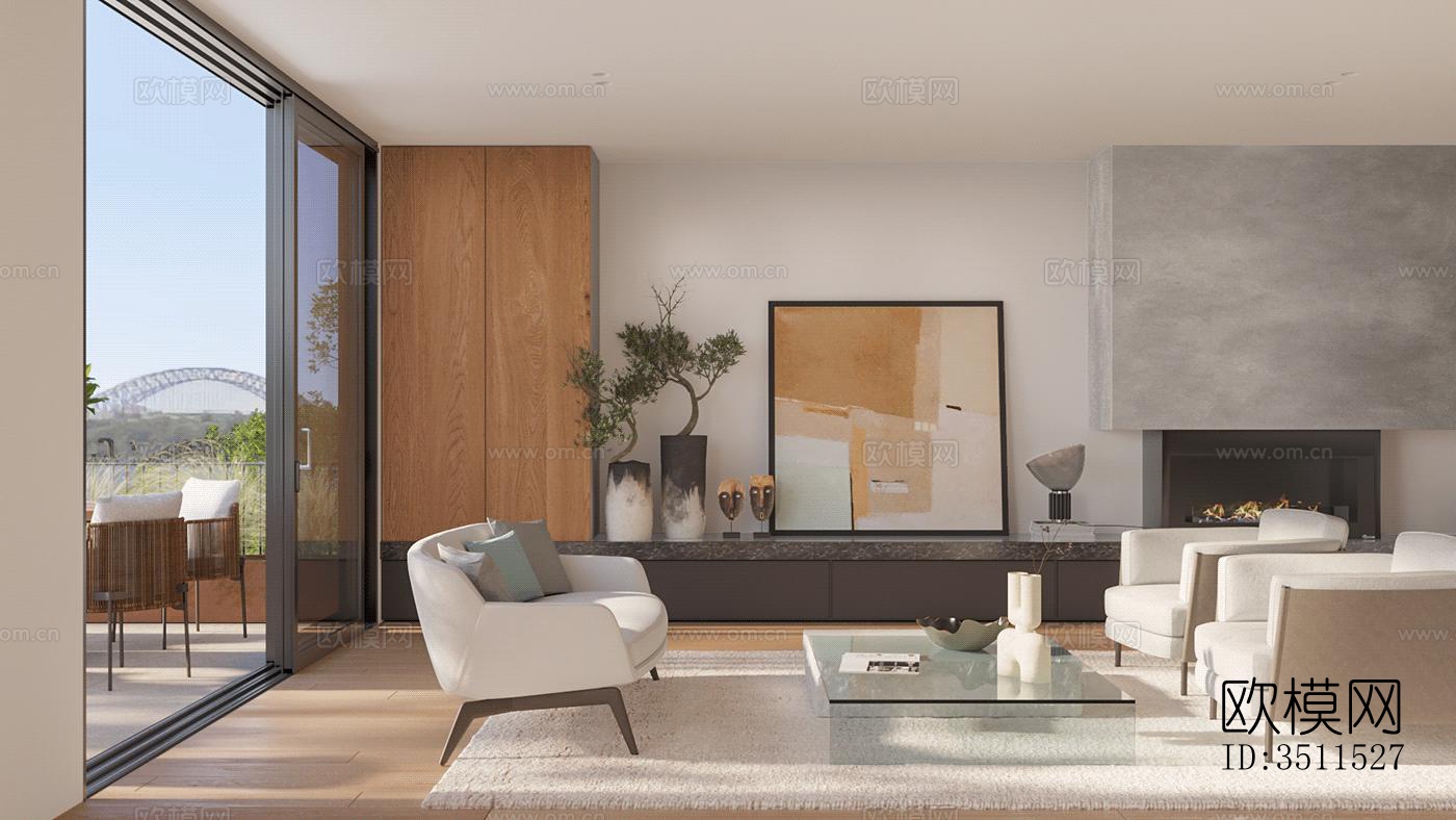 现代别墅效果图下载（渲染图13）