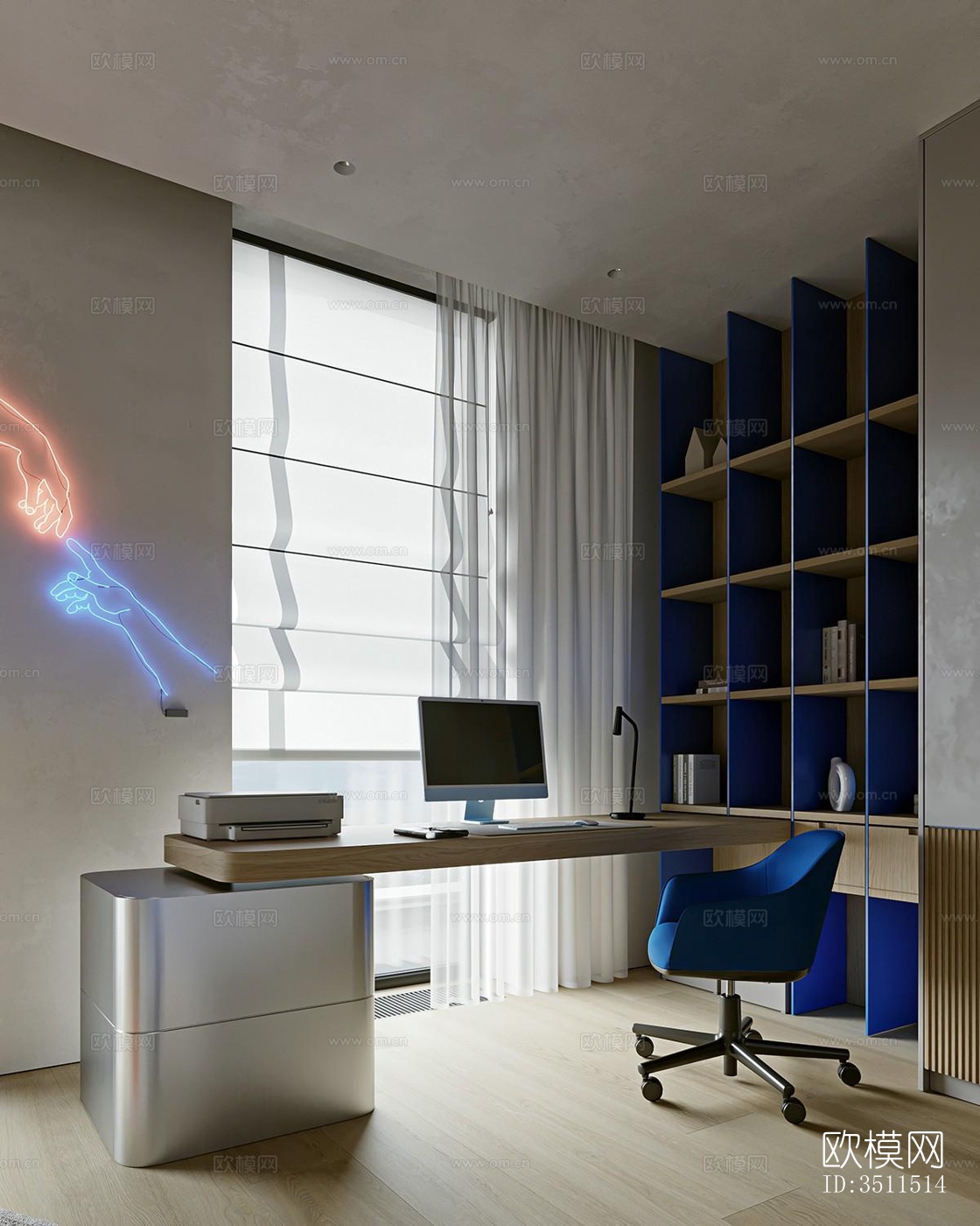 现代别墅效果图下载（渲染图7）