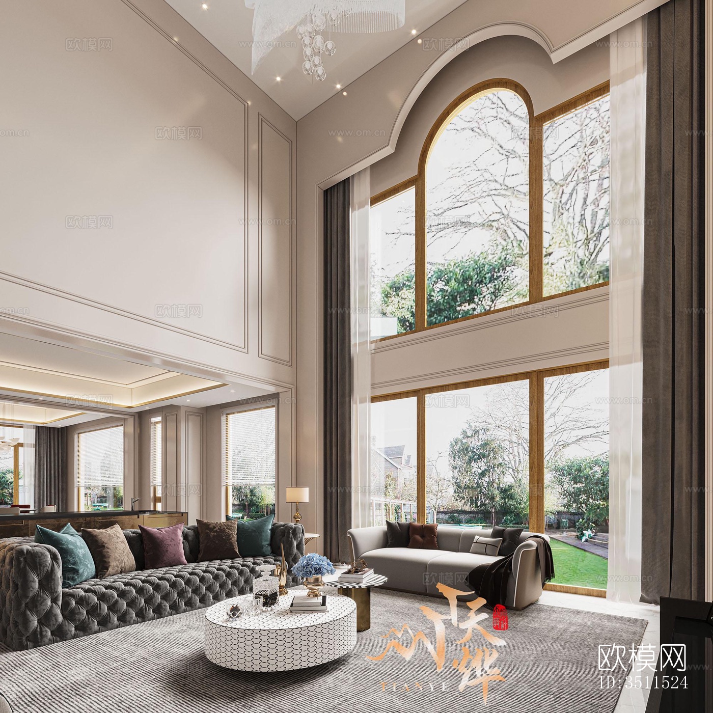 现代别墅效果图下载（渲染图18）