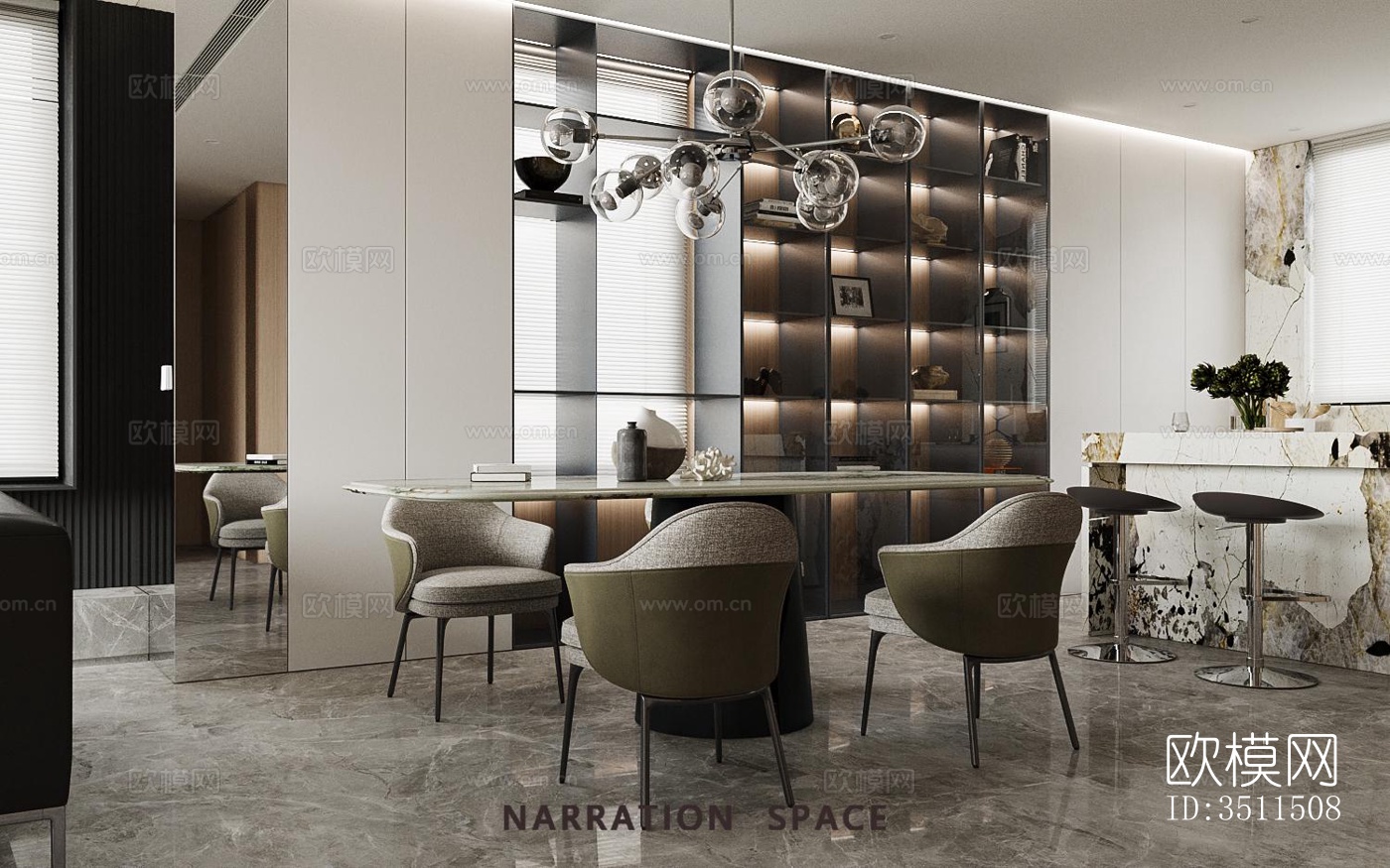 现代别墅效果图下载（渲染图15）