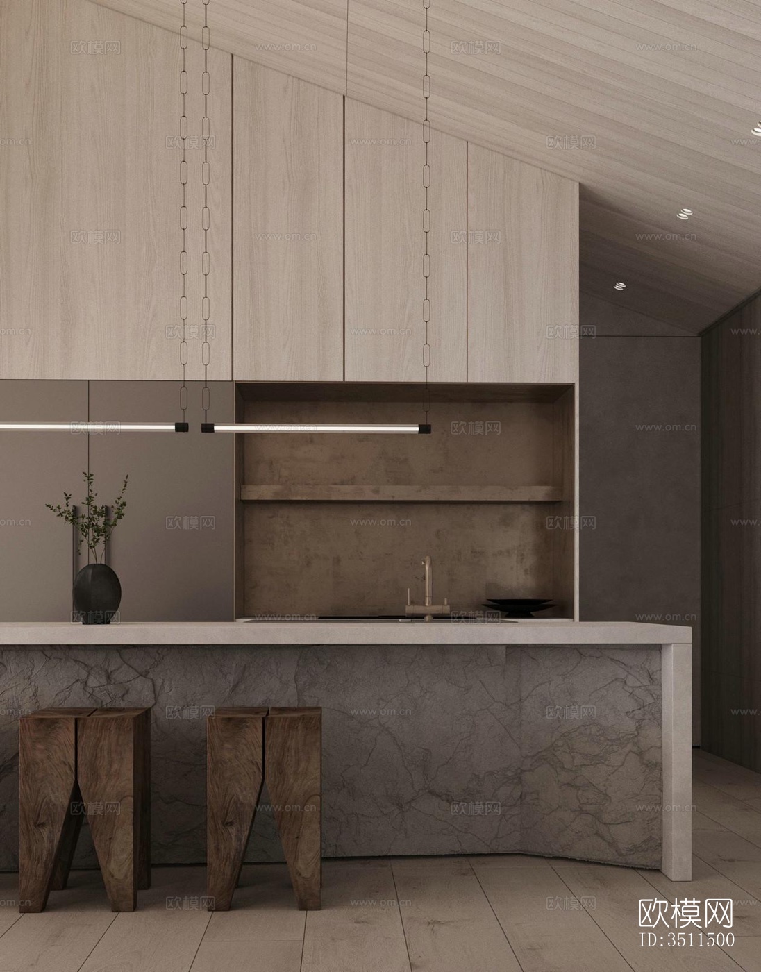 现代别墅效果图下载（渲染图19）