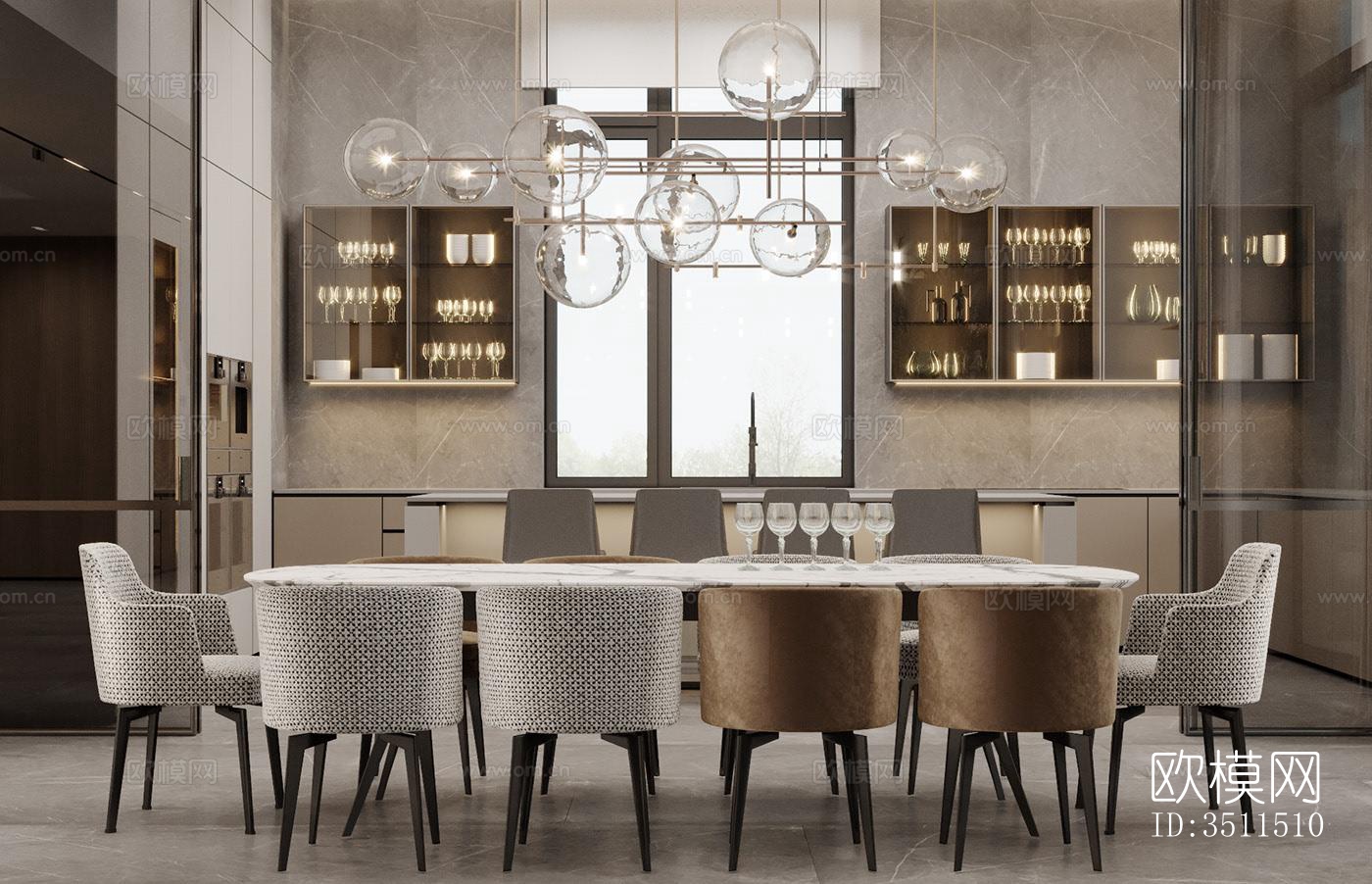 现代别墅效果图下载（渲染图4）