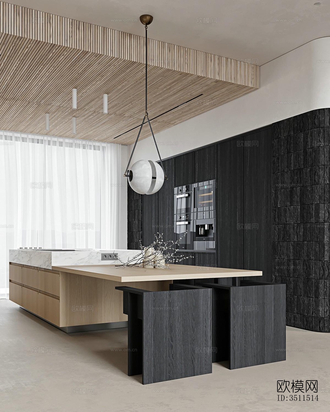 现代别墅效果图下载（渲染图18）