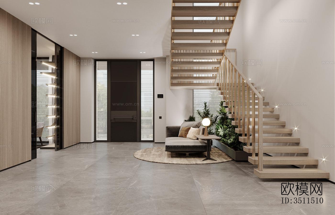 现代别墅效果图下载（渲染图12）