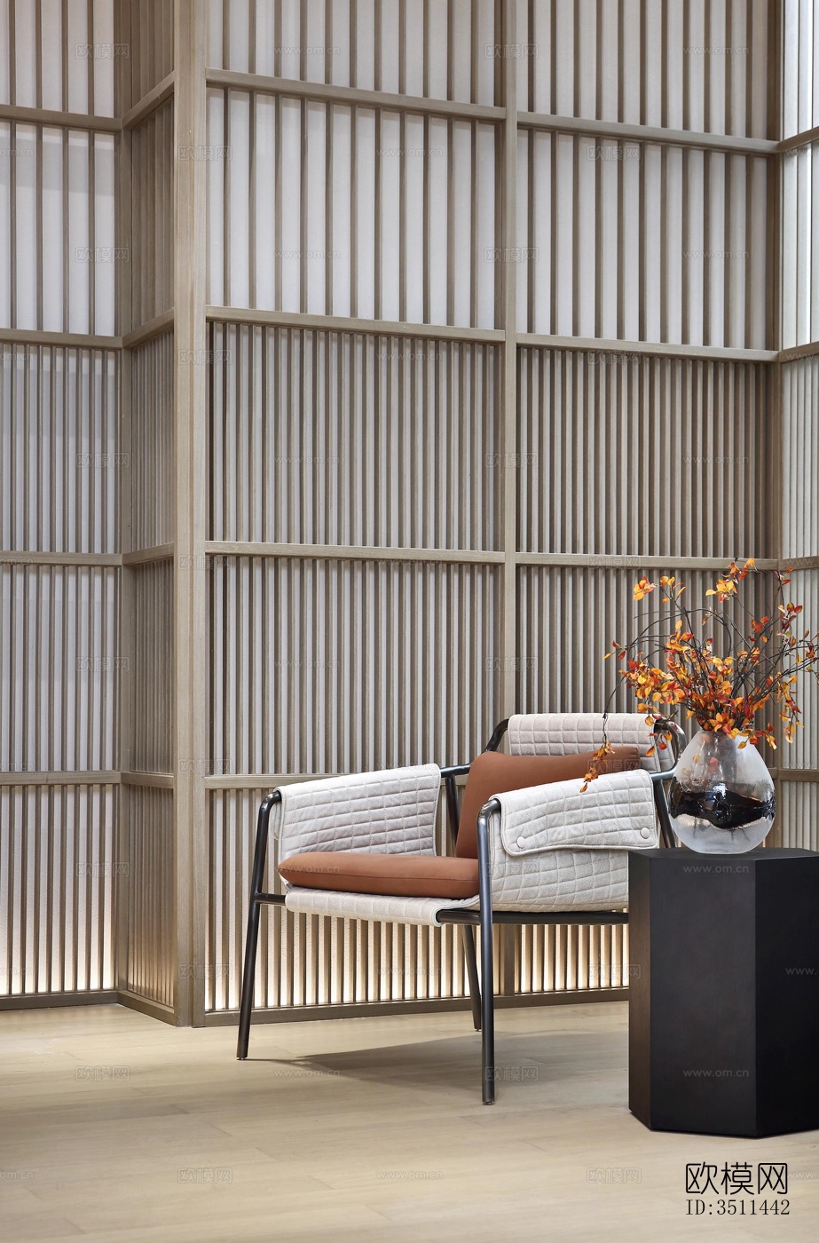 新中式售楼处效果图下载（渲染图16）