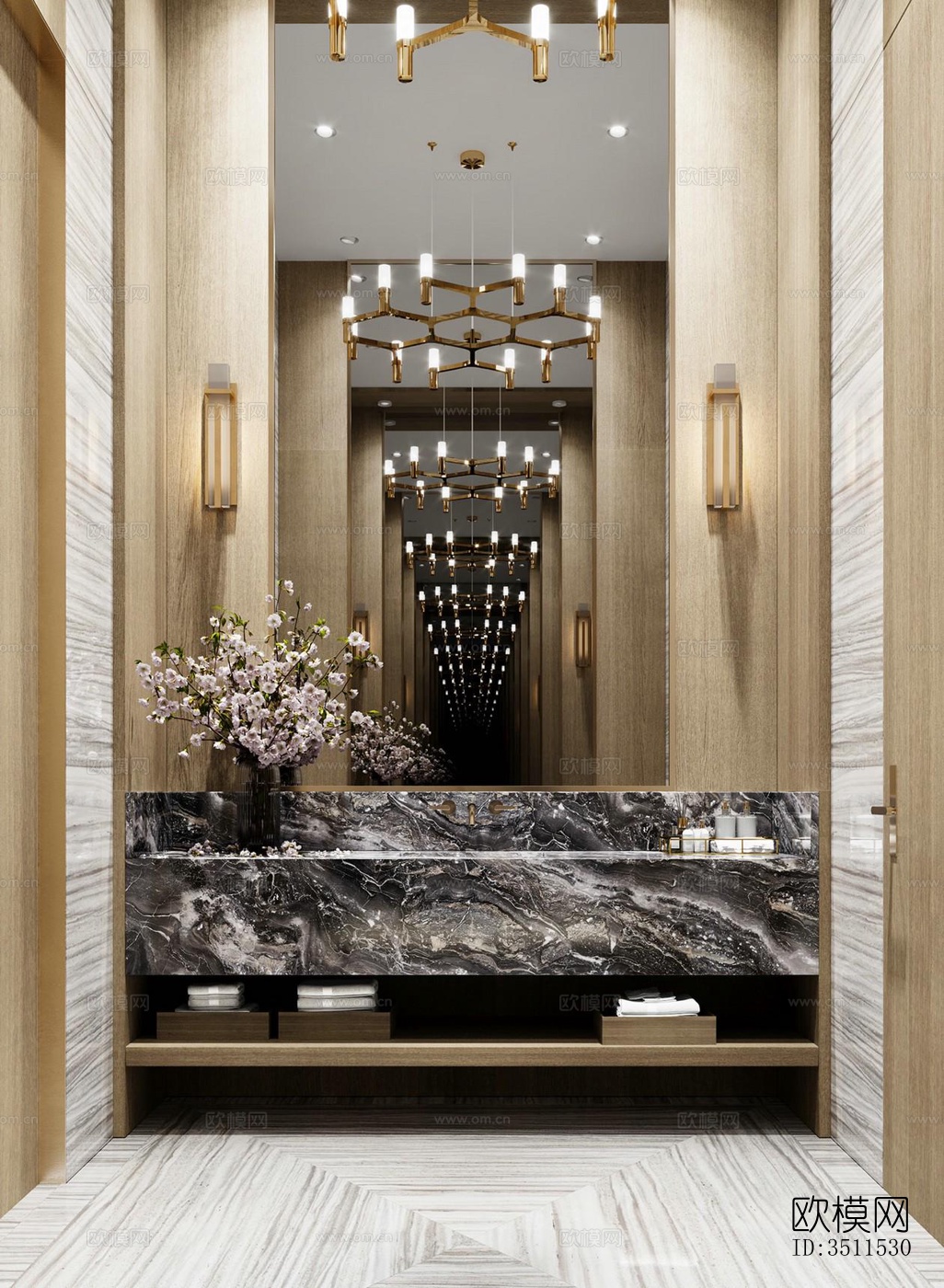 现代别墅效果图下载（渲染图7）