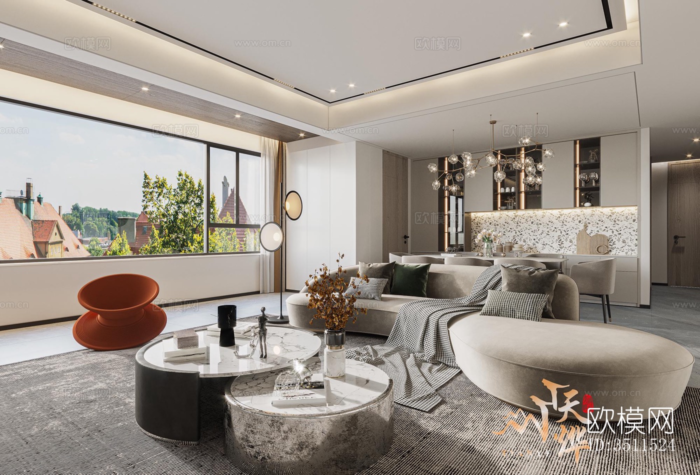 现代别墅效果图下载（渲染图10）