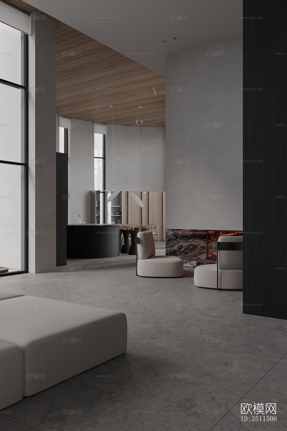 现代别墅效果图下载（渲染图17）