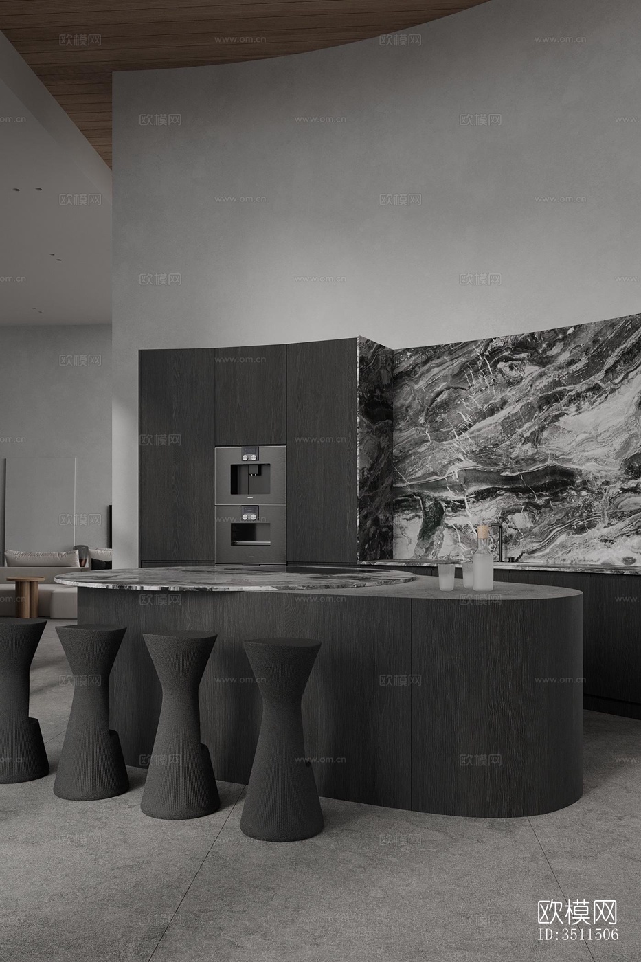 现代别墅效果图下载（渲染图3）