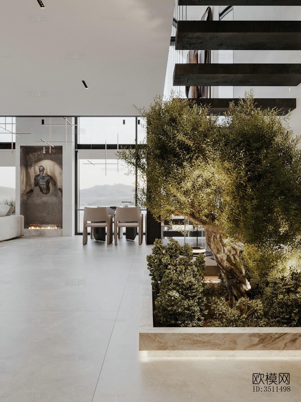 现代别墅效果图下载（渲染图14）