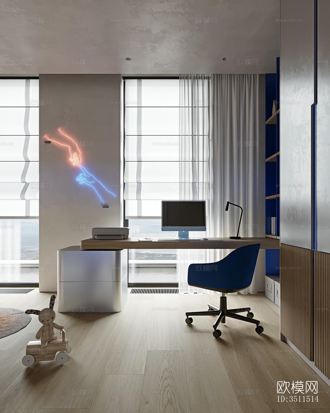 现代别墅效果图下载（渲染图6）