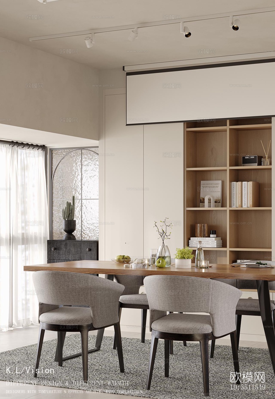 现代复式效果图下载（渲染图16）