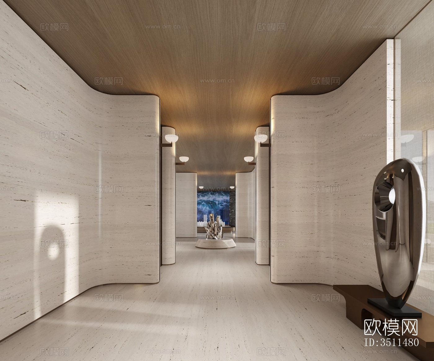 现代售楼处效果图下载（渲染图18）