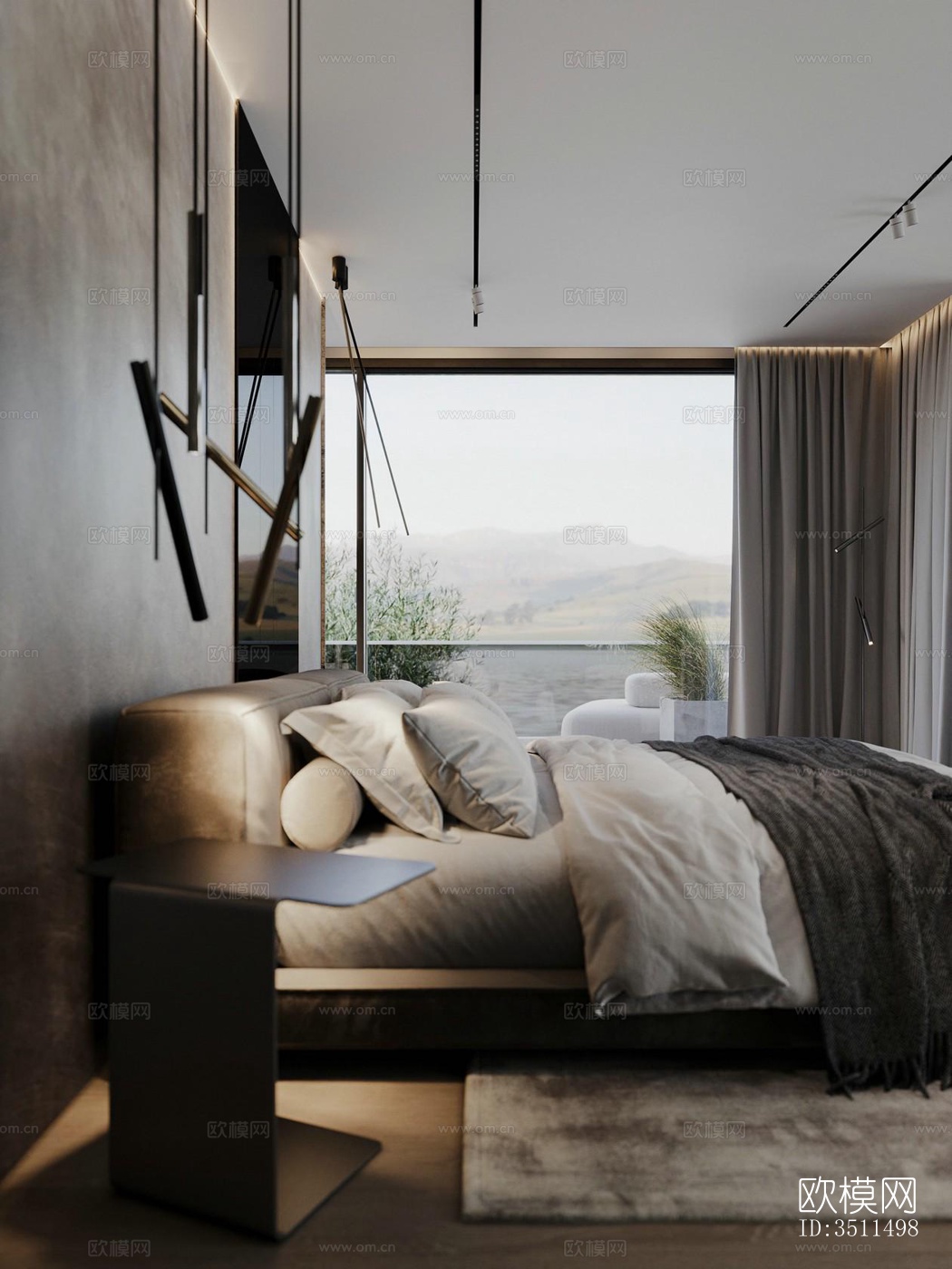 现代别墅效果图下载（渲染图4）