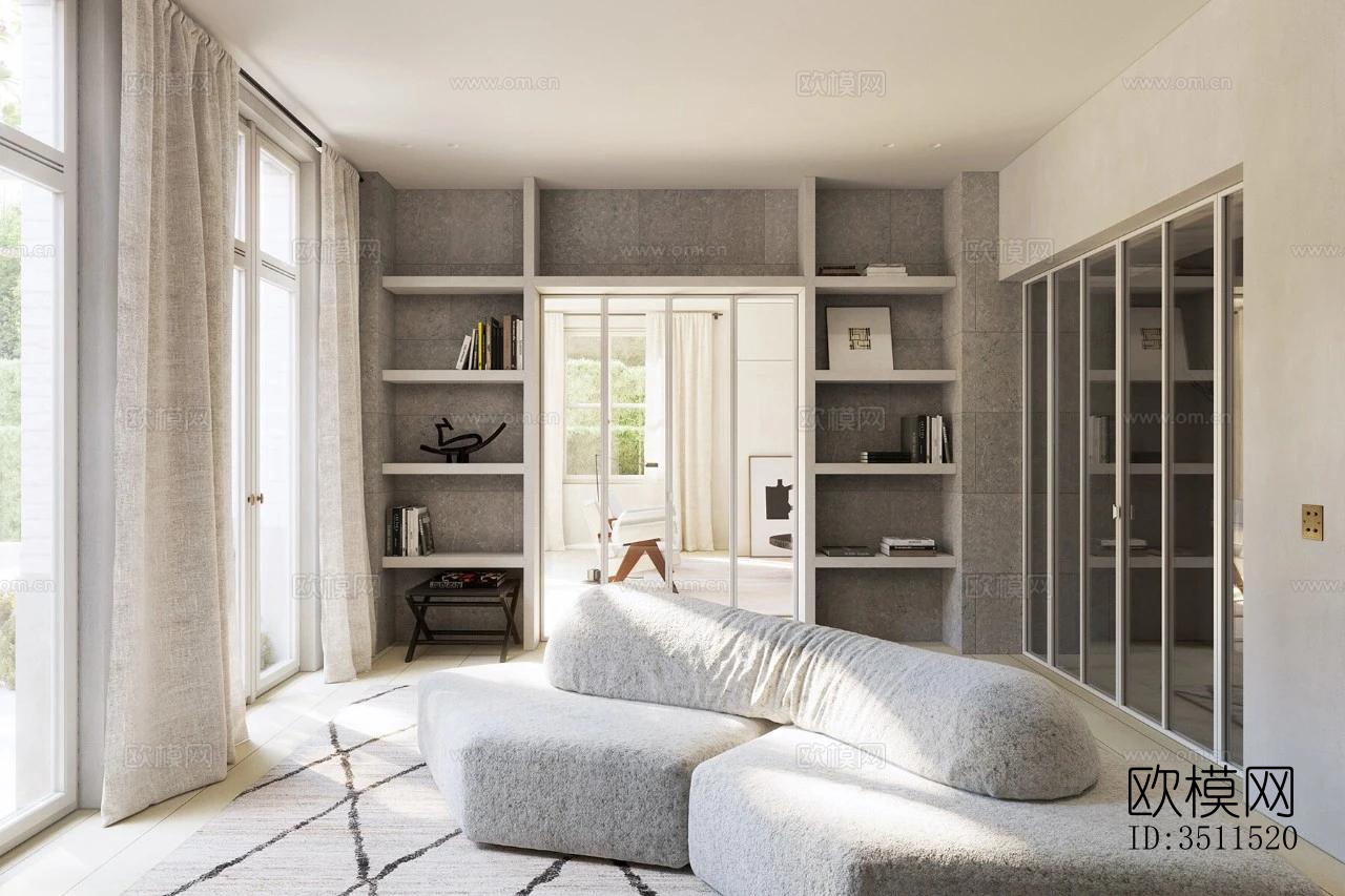 现代别墅效果图下载（渲染图9）