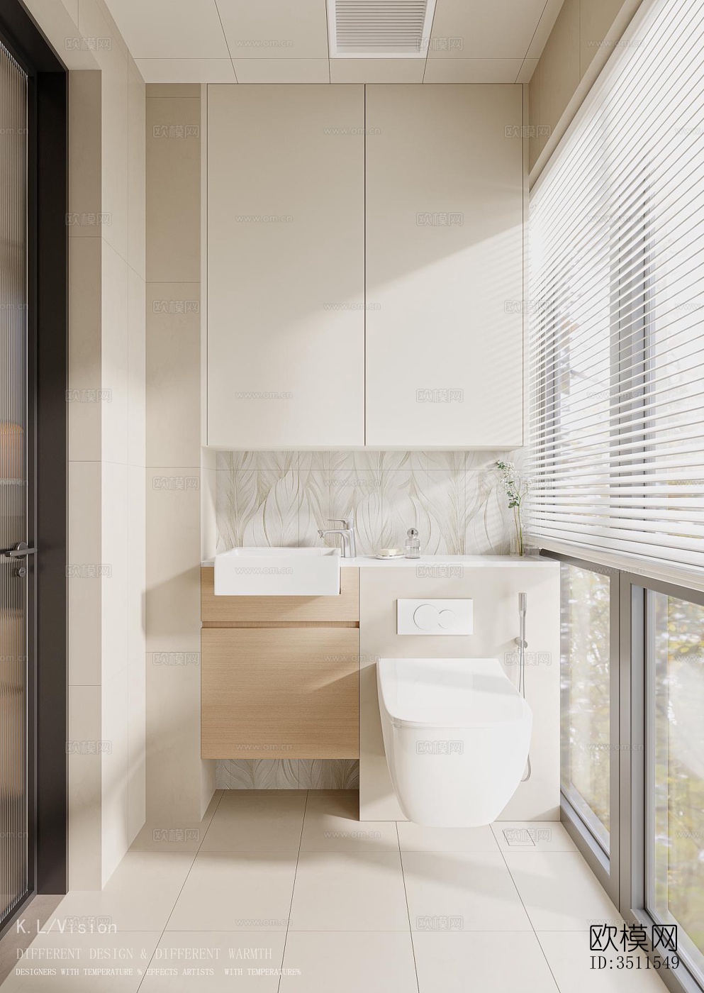 现代复式效果图下载（渲染图9）