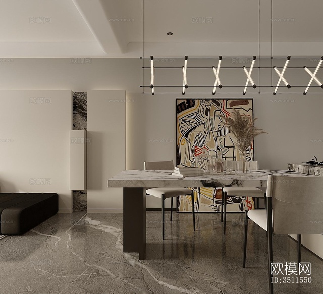 現(xiàn)代復(fù)式效果圖下載(渲染圖8)