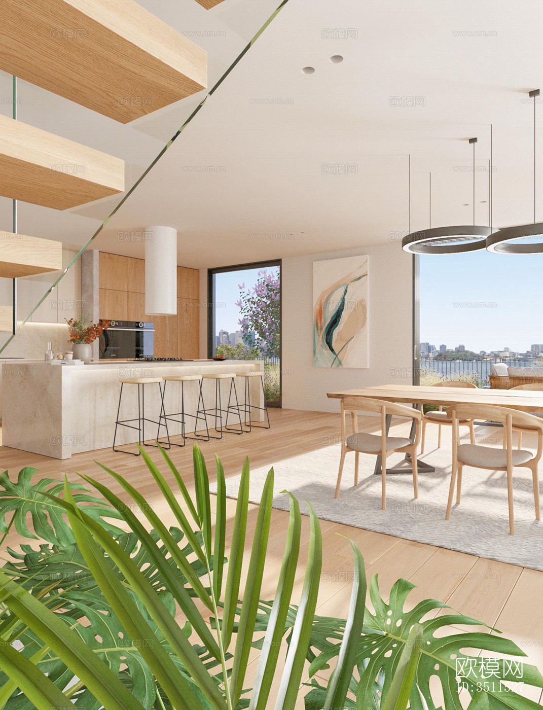 现代别墅效果图下载（渲染图20）