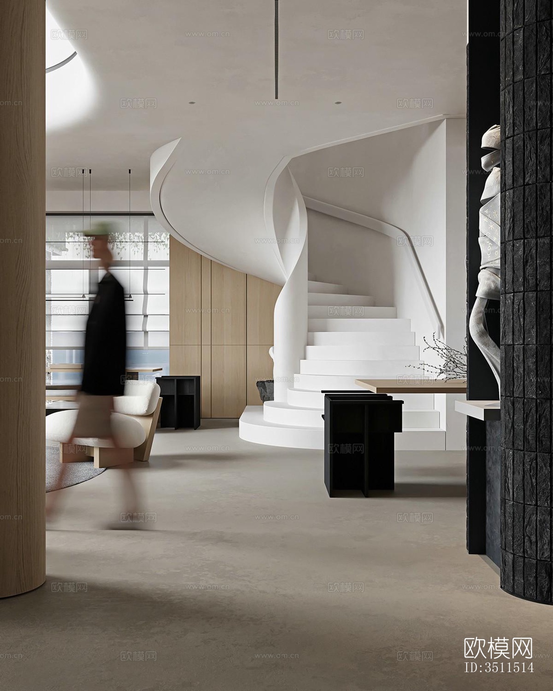 现代别墅效果图下载（渲染图16）