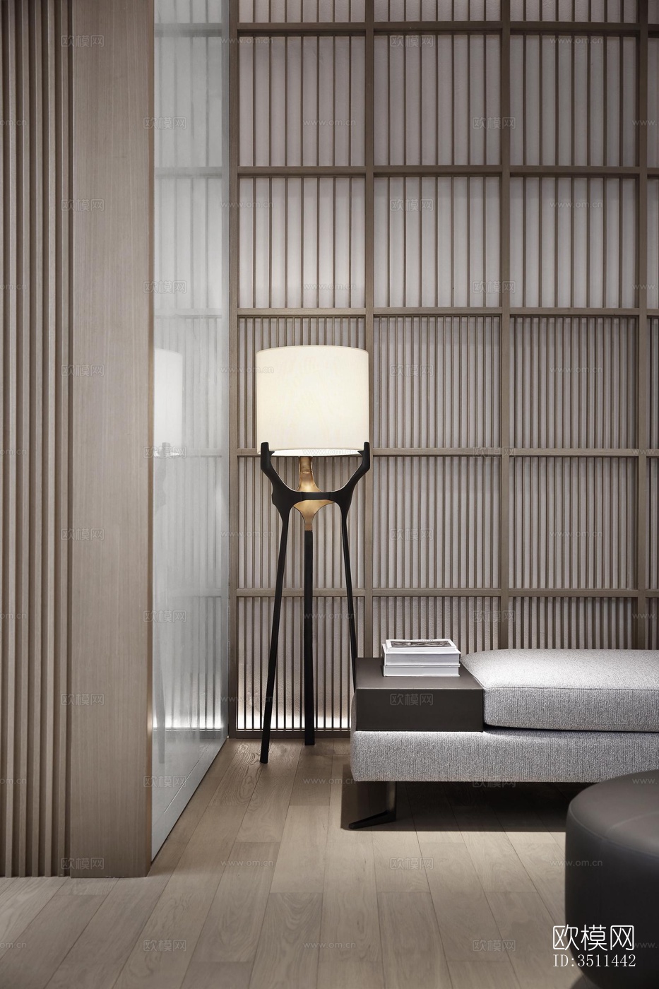 新中式售楼处效果图下载（渲染图17）