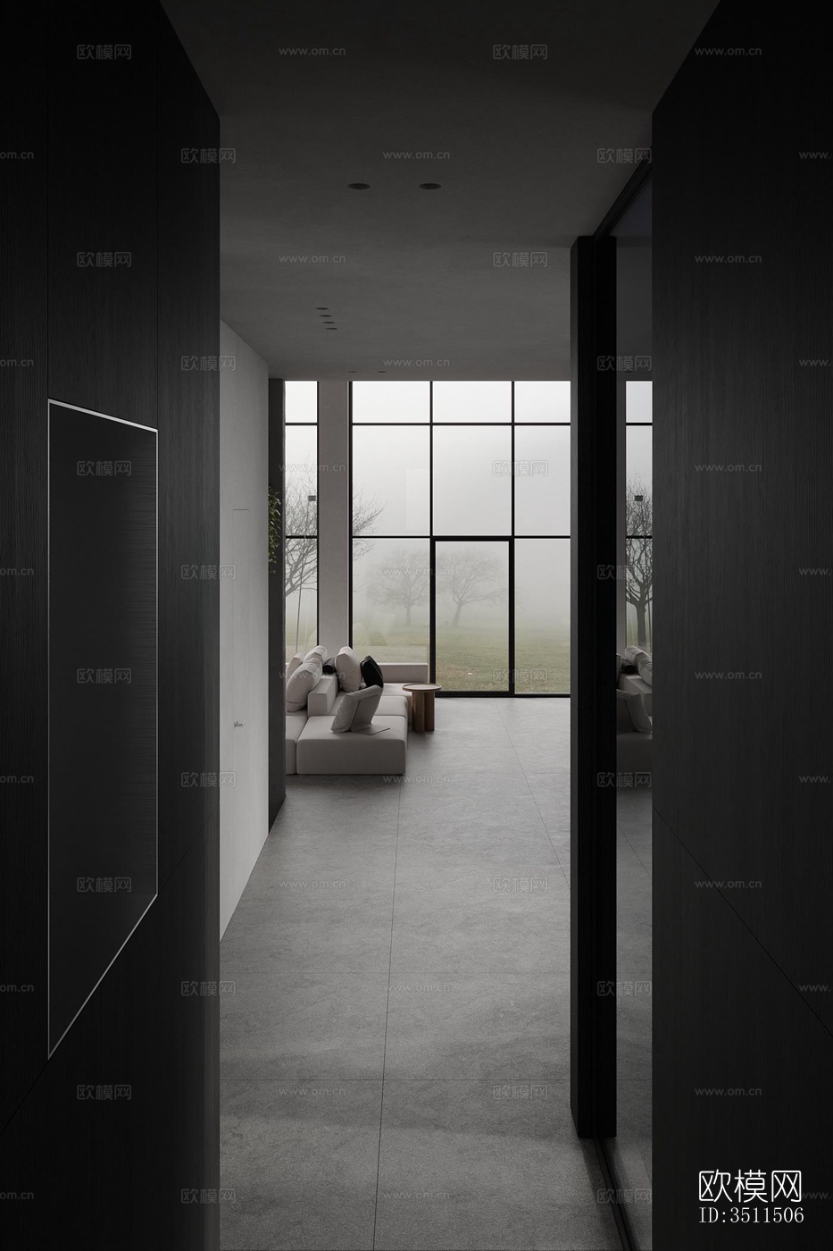 现代别墅效果图下载（渲染图1）